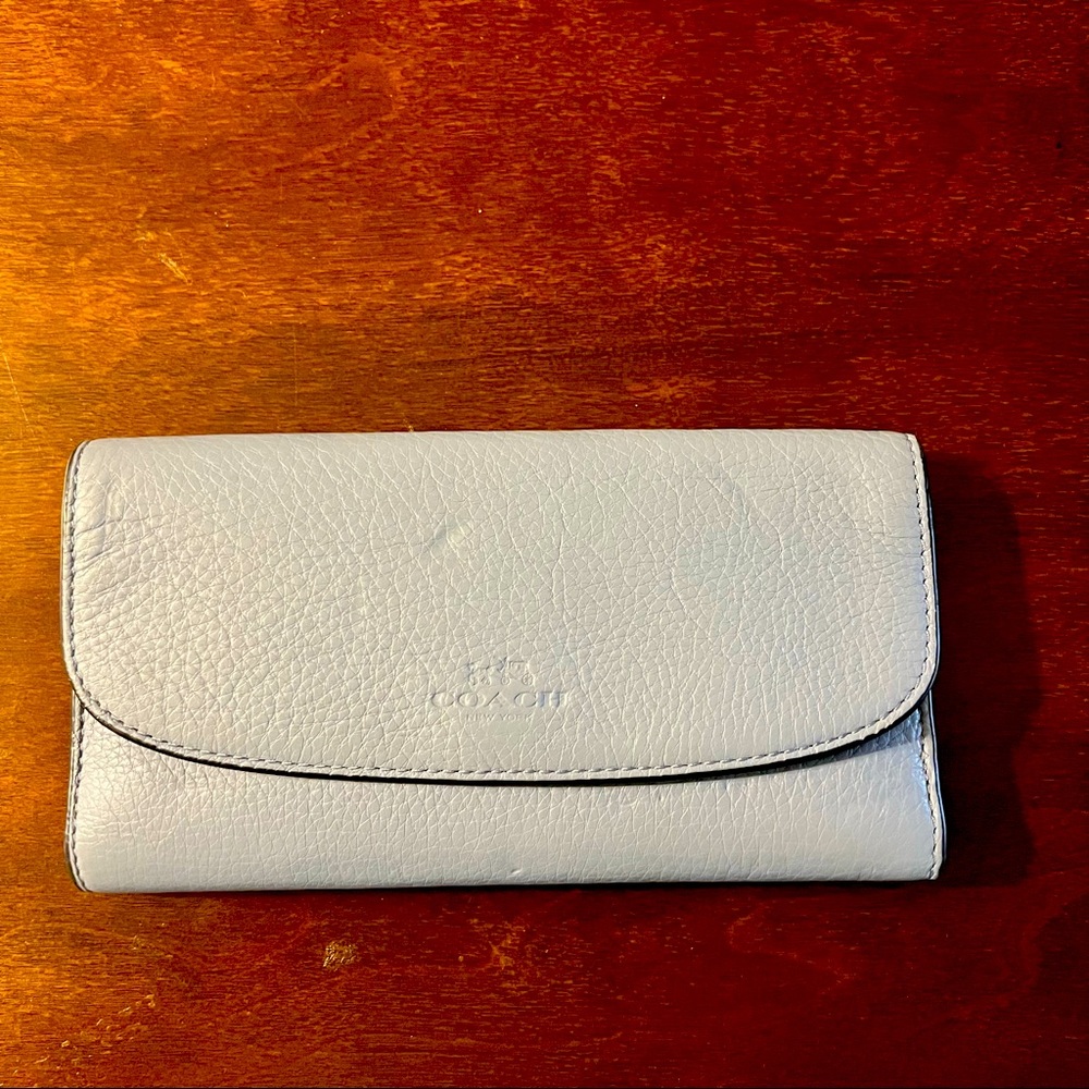 Coach Wallet     Baby Blue